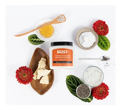 Mascarilla Capilar Sauce Beauty Miel Chía Suavizante Rizo 31
