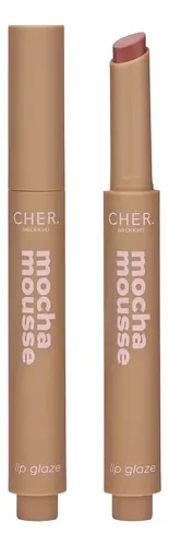 Gloss en Barra Cher Labial Brillante Nude Mocha Mousse Hidratante