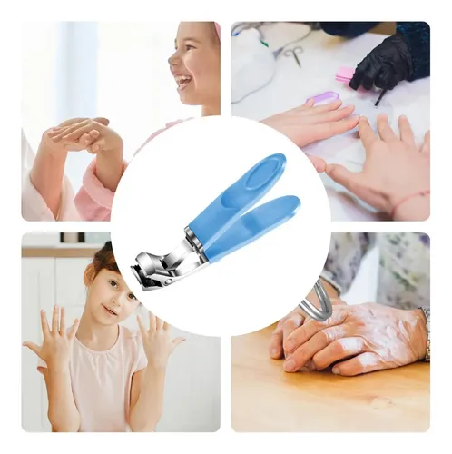 Cortador De Uñas Para Uso Doméstico, Tijeras Para Uñas Azul