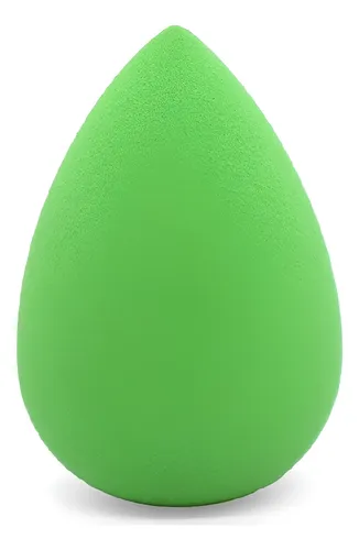 Esponja Gota Blender Sin Latex 3D Jessamy Verde Mediana Maquillaje