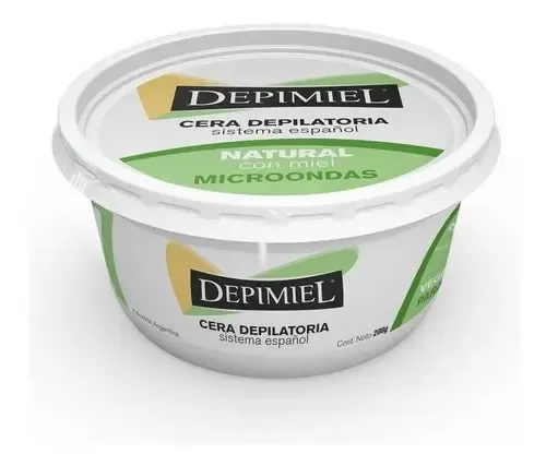 Cera Depilatoria Para Microondas Vegetal X 200 G Depimiel