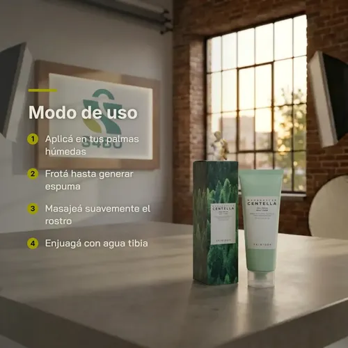 Skin1004 Tea-trica Bha Foam Limpiador Facial Anti Acne 125ml Oleosa Y Acnéica Día/noche