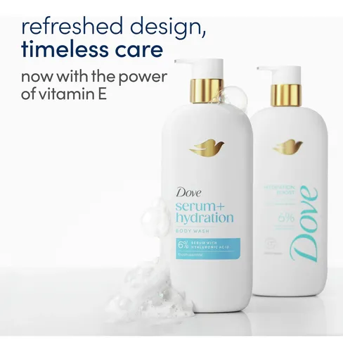 Dove Jabón Corporal Hydration Boost : 547ml – Suero 6%.