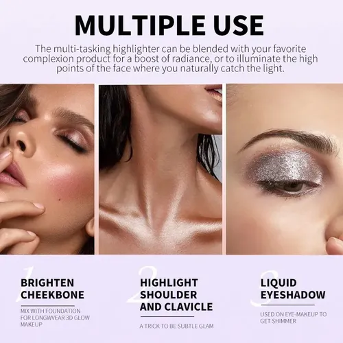 Sombra de ojos Ocheal Eye Shadow Liquid Eye Shadow Liquid brillante