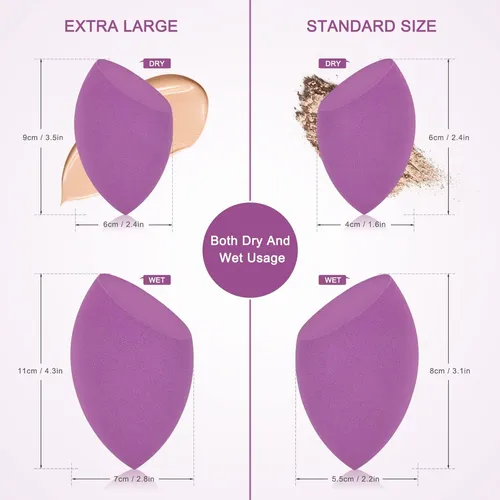 Esponjas De Belleza Otniap Extra Grandes 11 Cm Para Rostro Y