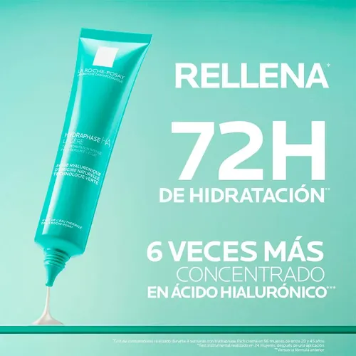 La Roche Posay Hydrapahse Ha Ligera C/ Acido Hialuronic 40ml