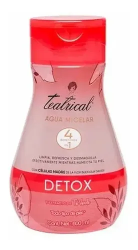 Agua Micelar Teatrical Detox 600 Ml