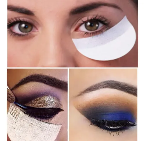 100 Piezas De Almohadillas Para Sombras De Ojos, Plantillas,