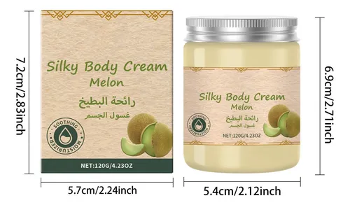 Crema Corporal Hidratante, Nutritiva Y Fresca, 120 G Melón