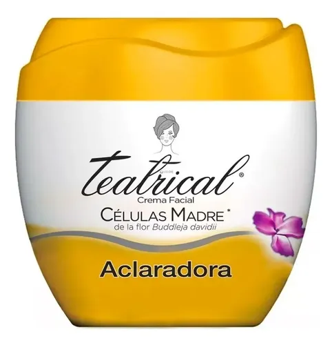 Crema Facial Aclaradora Teatrical Células Madre día/noche para todo tipo de piel de 200mL/200g