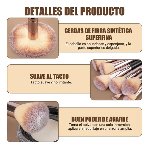 Set De 30 Brochas De Maquillaje M-mag5810hy-2-0128 Negrocafe