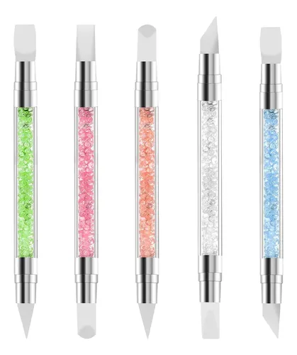 Set 5 Herramientas Silicona Uñas Colores Nail Art