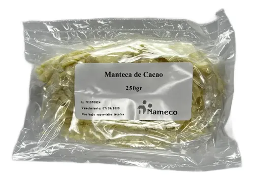 Manteca De Cacao Pura – 250 Gr – Uso Cosmético