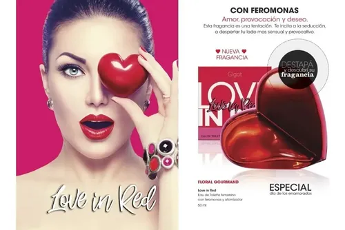 Perfume De Mujer Gigot Love In Red Eau De Toilette 50ml