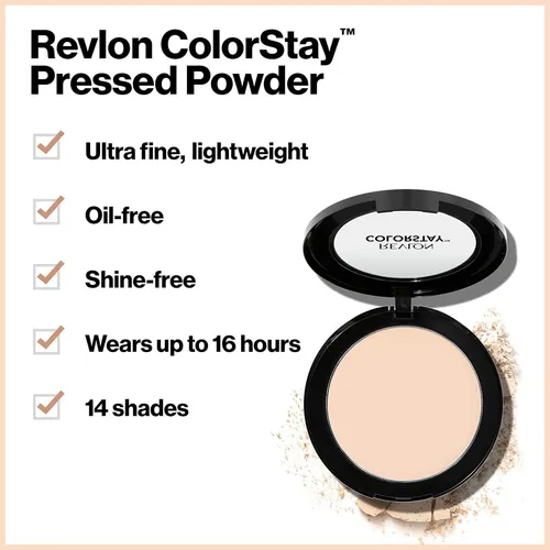 Polvo Compacto Revlon Colorstay Translúcido Larga Duración