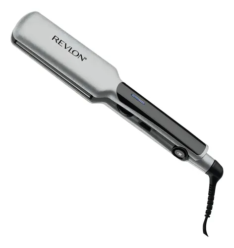Plancha De Pelo Revlon 230° Placas 5.08Cm. Recubrimiento Titanio – plateada glitter