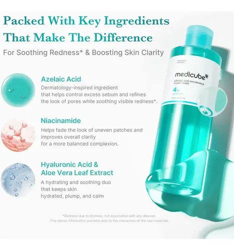 Tónico Medicube Azelaic Acid Niacinamide Claridad Y Calma Acneica Día/noche
