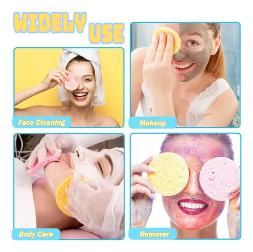 Esponja Facial Comprimida Gddochn 240 Unidades Para Remover