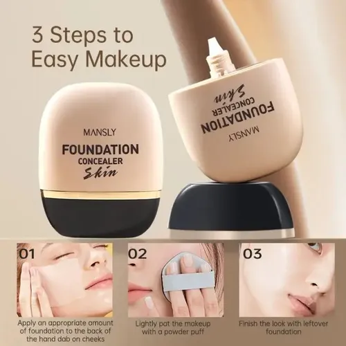 Bb Cream Base De Maquillaje Liquida Ligera Mansly