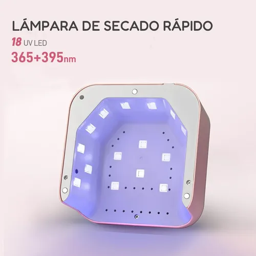 Cabina Lámpara Uv Led 48w City Girl Uñas Gelificadas
