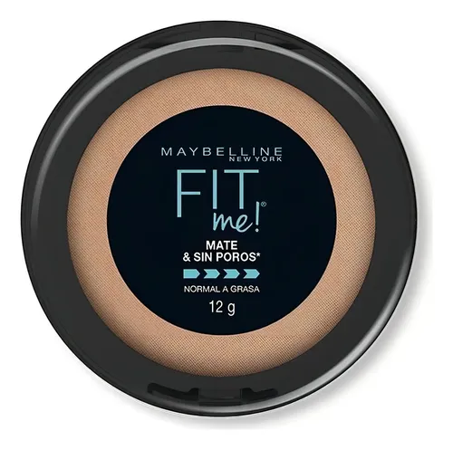 Polvo Compacto Fit Me Mate & Sin Poros 12g Maybelline