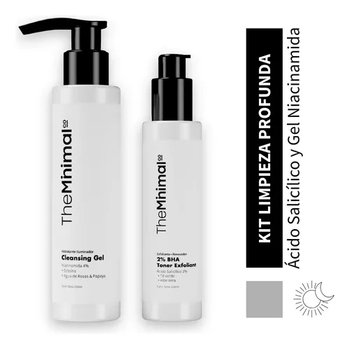 Kit Limpieza Facial Salicílico Y Niacinamida The Minimal Co