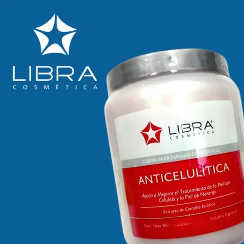 4 Crema Para Masajes Anticelulitica 980gr. – Libra Cosmetica Fragancia Suave