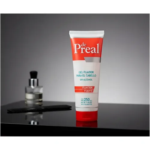 De Preal Gel Fijación Fuerte Pomo X 250g Sin Alcohol
