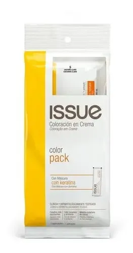 Issue Color Pack Con Máscara Con Keratina Tono 5 castaño claro