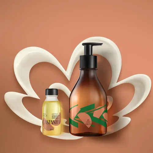 Kit Concentrado Corporal en Crema Natura Ekos Castaña
