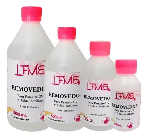 Removedor De Esmalte Uv 100ml Uñas Acrilicas 6 Uni Lfme