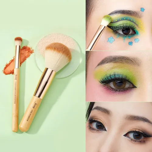 Set De Brochas De Maquillaje Jessup Professional Bamboo 25 P
