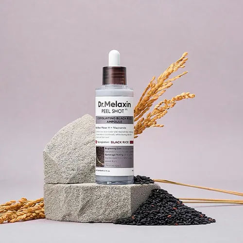 Ampolla Exfoliante Dr Melaxin Peel Shot Black Rice Ampoule