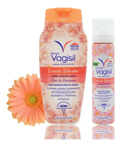 Kit Vagisil Durazno Jabón Liquido 354ml Y Desodorante 75ml