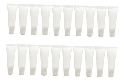 20x Envases De Tubo De Brillo De Labios Bálsamo De 10ml