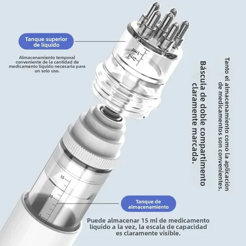 Aplicador De Minoxidil Para Cuero Cabello, Peine Dosifi