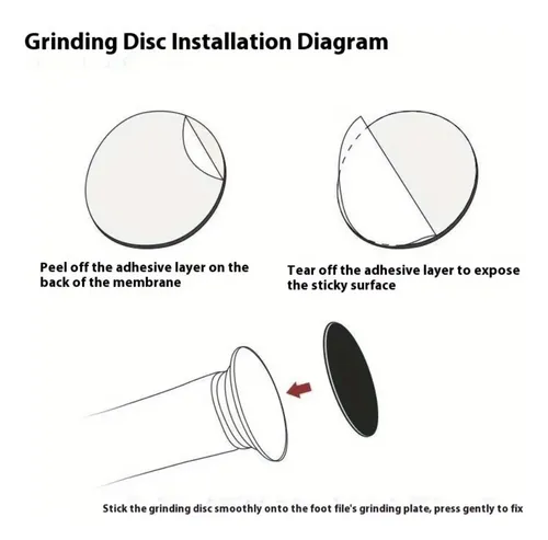 Juego De 240 Discos De Lijado De Uñas De Grano 80/100/120/18 Negro Replaceable Sanding Paper