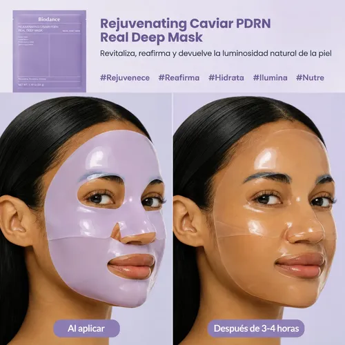 Mascarilla Facial Biodance Colágeno Hidratante Coreana X 4