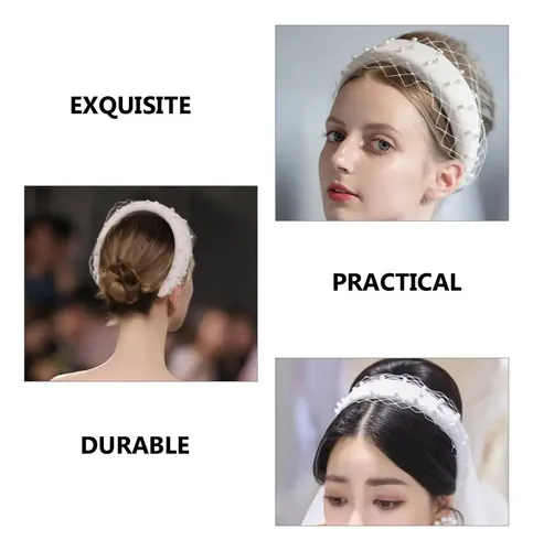 Diadema De Perlas, Diadema De Boda, Accesorio Para El Pelo D