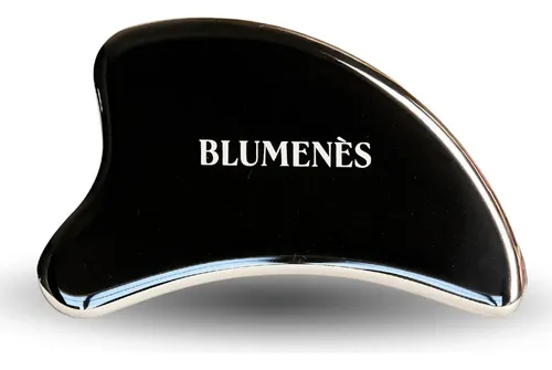 Gua Sha Blumenes Acero Inoxidable Masaje Facial Corporal
