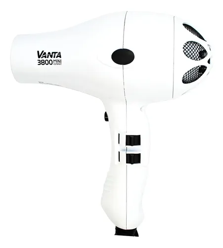 Vanta 3800 Mini Compact Secador De Pelo Profesional Blanco