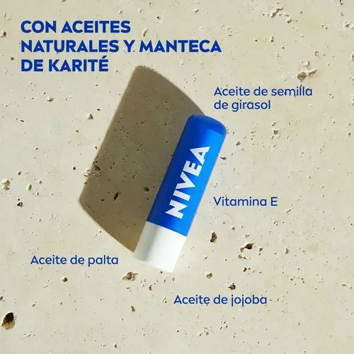 Protector Labial Humectante Nivea 4,8g X3 Un
