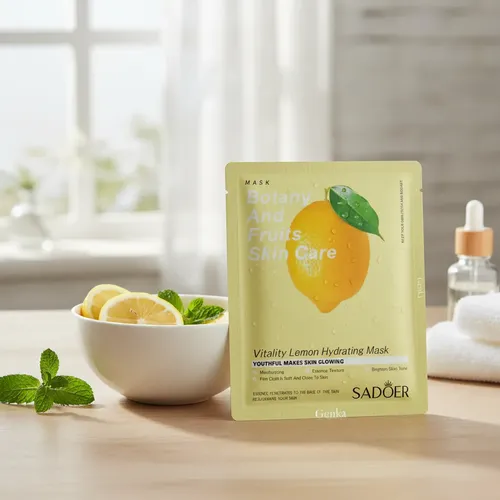 Mascarilla Facial De Limón Hidratante Refrescante 25g Sadoer