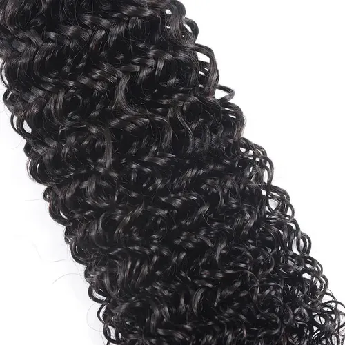 . 100g 50cm Cabello Humano Rizado Remy Negro
