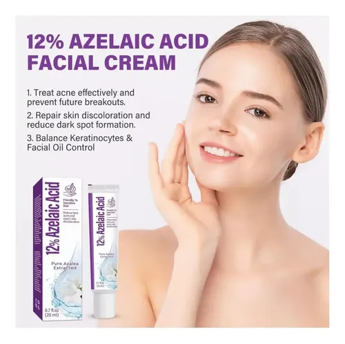 Crema De Ácido Azelaico, Esencia Facial De Ácido