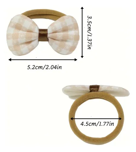 S- 16 Flores For Niñas Con Lazos Y Anillos De Pelo ,