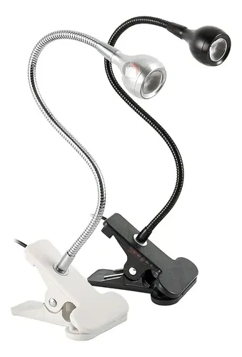 Lampara Uv Led De Secado De Uñas Brazo Flexible Y Clip Color