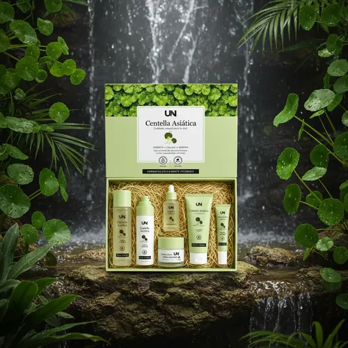 Kit Skincare Uni Centella Asiática Anti Acne 6 Productos