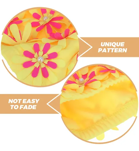 Gorro De Baño Floral Para Mujer – Vintage Flower Petal Swimm