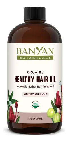 Aceite Capilar A Base De Hierbas Banyan Botanicals Nutre El